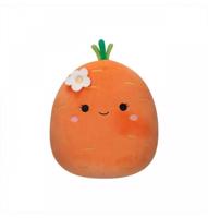 SQK - Little Plush (5"" Squishmallows) (Caroleena - Orange Carrot W/Green Top and Flower Pin) - Butopêa