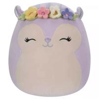 SQK - Little Plush (7.5"" Squishmallows) (Sydnee - Purple Squirrel W/Flower Crown) - Butopêa