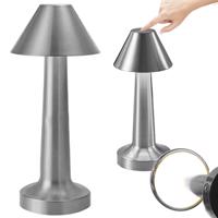 Vezeték nélküli asztali lámpa, ezüst